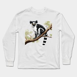 Ruffed Lemur Long Sleeve T-Shirt